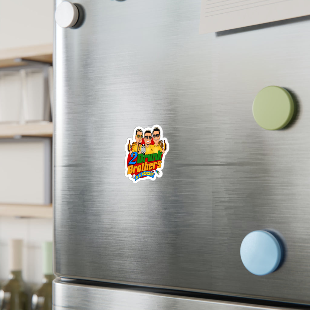 2 Drunk Brothers Sticker