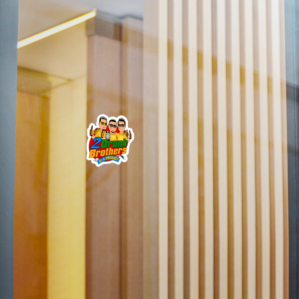 2 Drunk Brothers Sticker