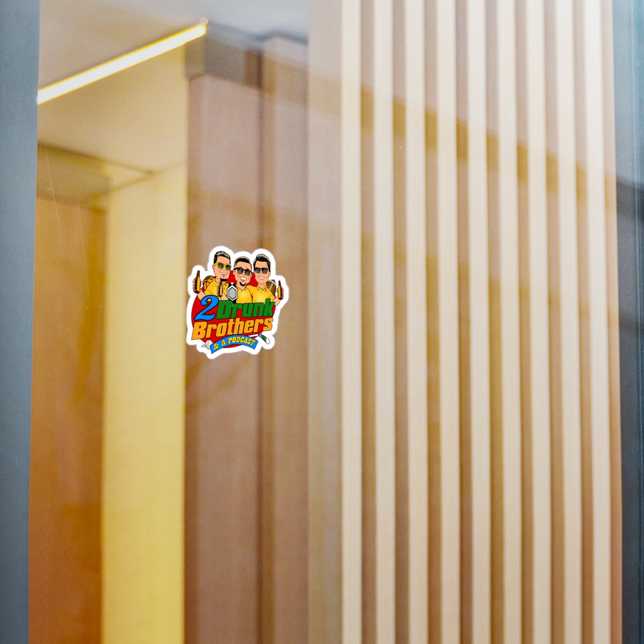 2 Drunk Brothers Sticker